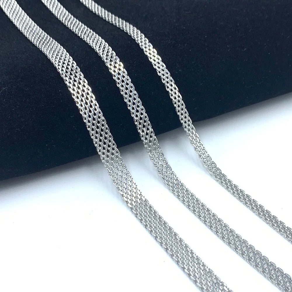 Men Mesh Stainless Steel Bracelet Necklace