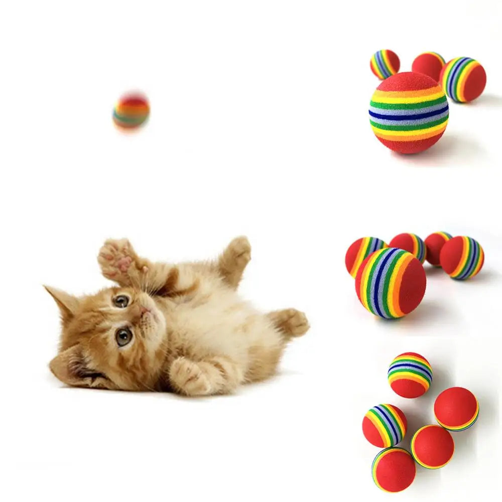 Cat Chewing  Natural Foam Ball Toy