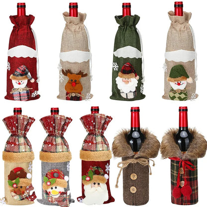 Christmas Wine Bottle Cover