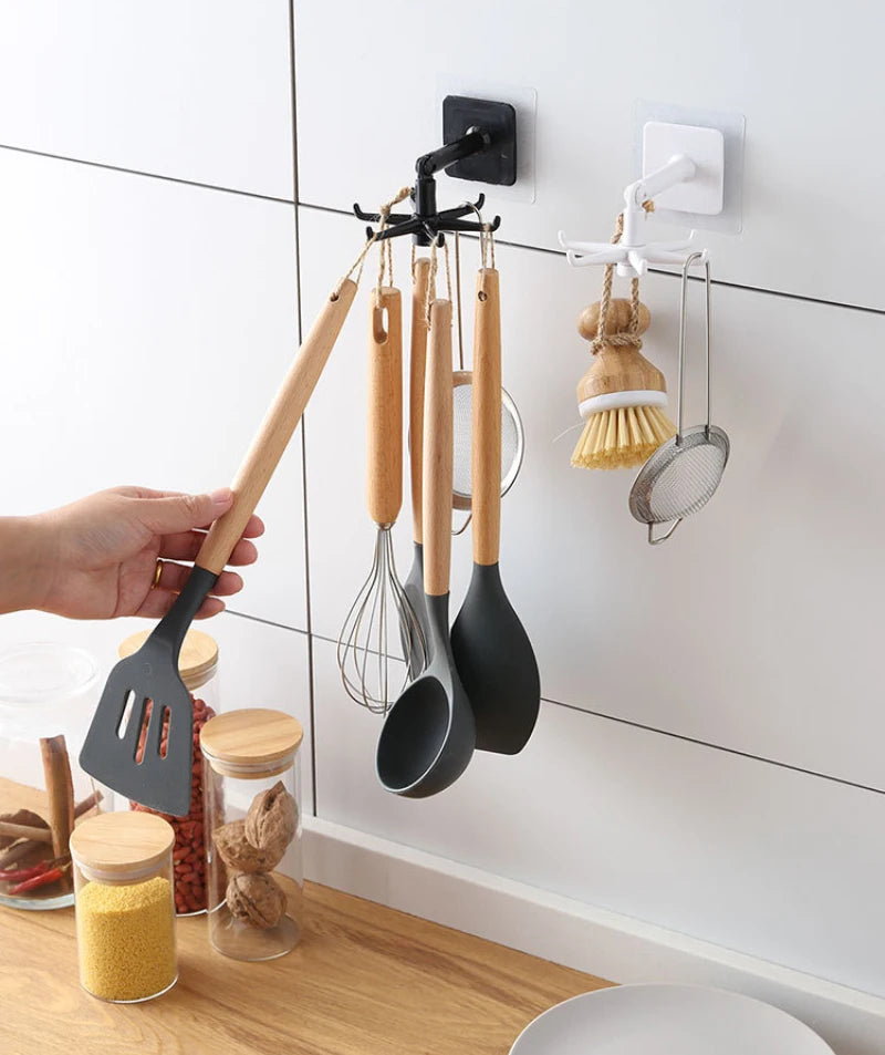 Kitchen Multi-Purpose Rotatable Hook