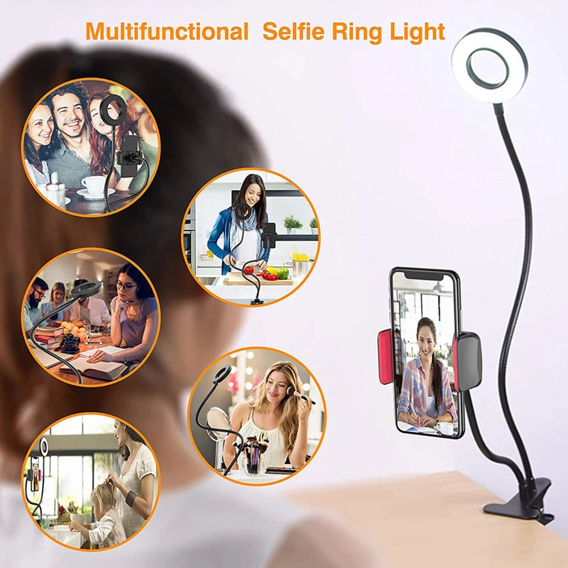 Flexible Mobile Selfie Ring Light  Holder