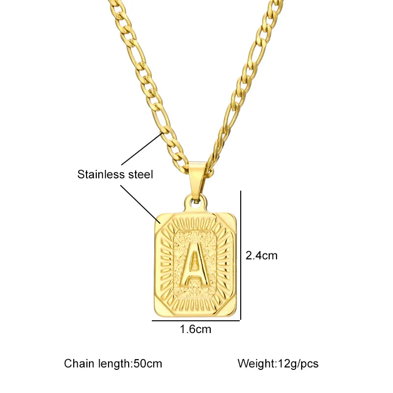 Men Stainless Steel Golden Cuban Chain