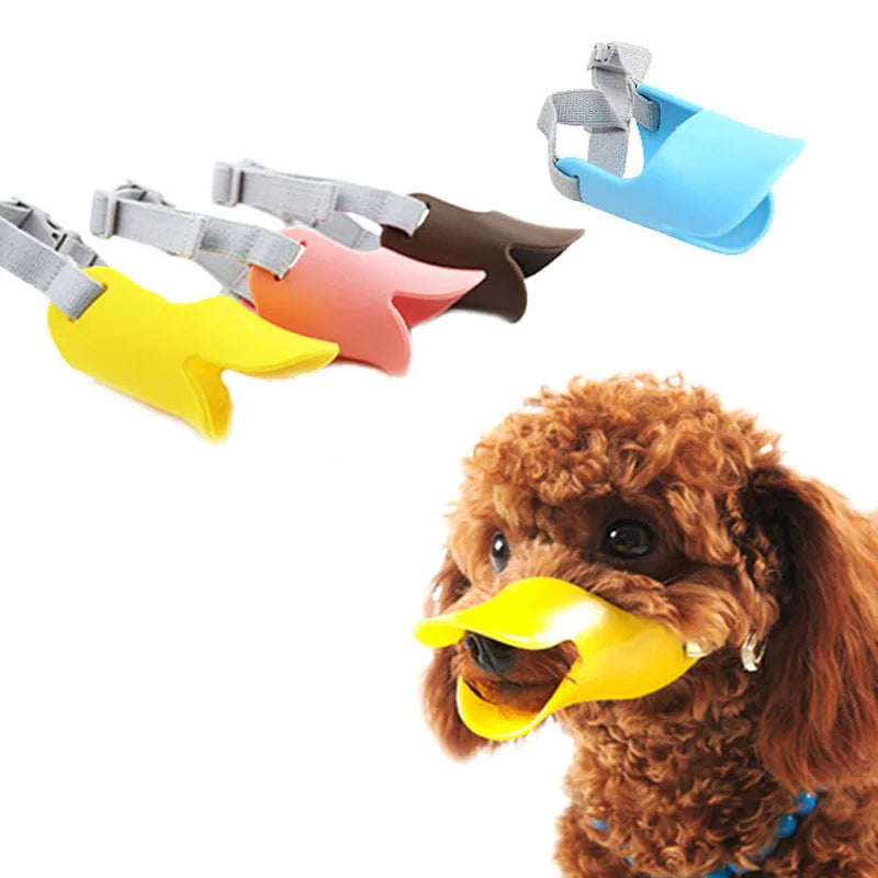 Dog Muzzle Silicone Duck Muzzle Mask for Dogs Anti Bite Stop Barking Small Large Dog Mouth Muzzles Pet Dog Accessories