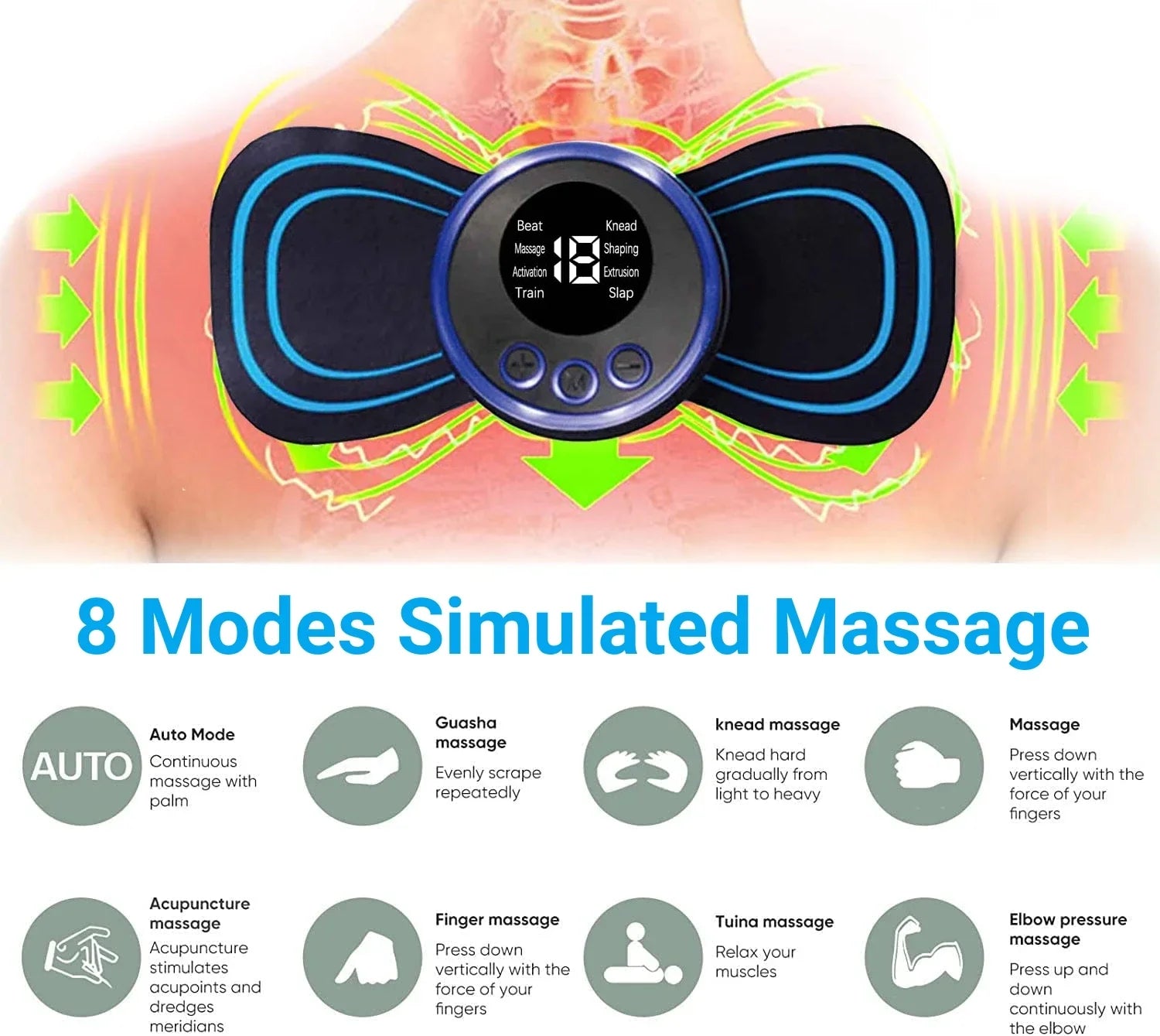 Electric Rechargeable Neck  Massager