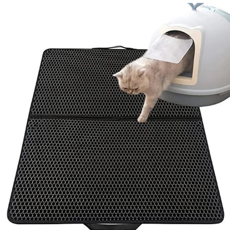 Cat Double Layer Litter Box Mat