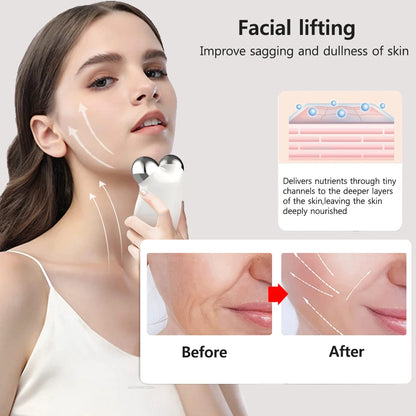 Microcurrent Face Lifting Facial Massager