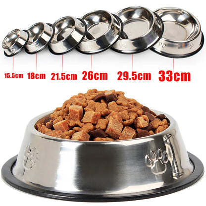 Dog  Stainless Steel Food Bowl