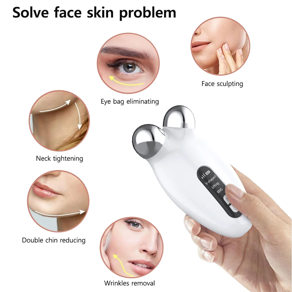 Microcurrent Face Lifting Facial Massager