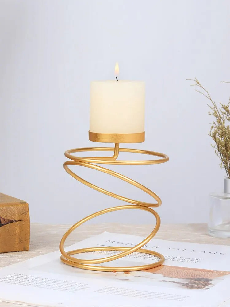 Room Decor Luxury Style Candle Holder