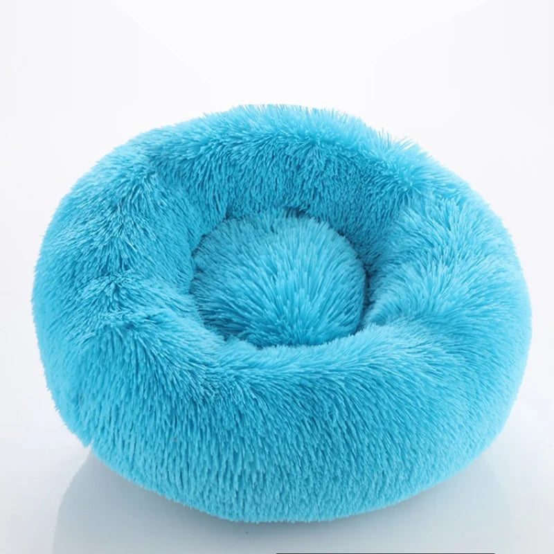 Cat Non-Slip Winter Warm Round Bed