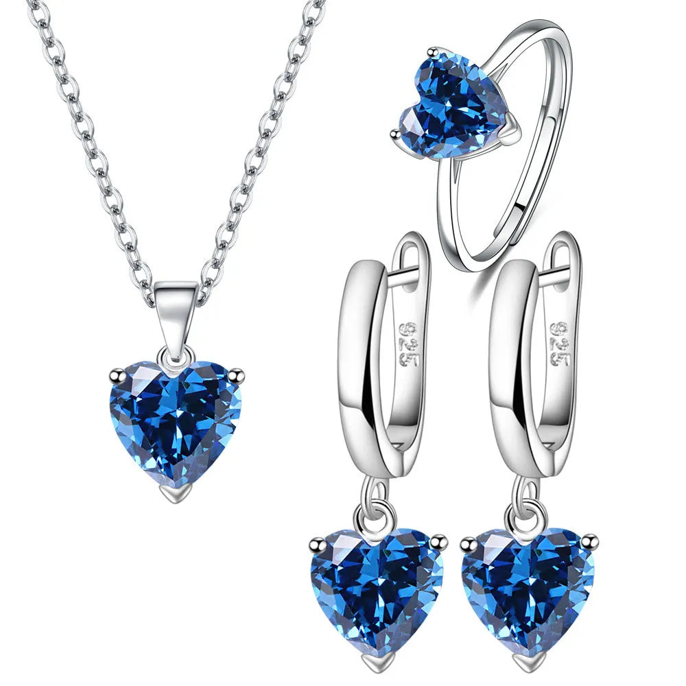 Women Silver Jewelry Set