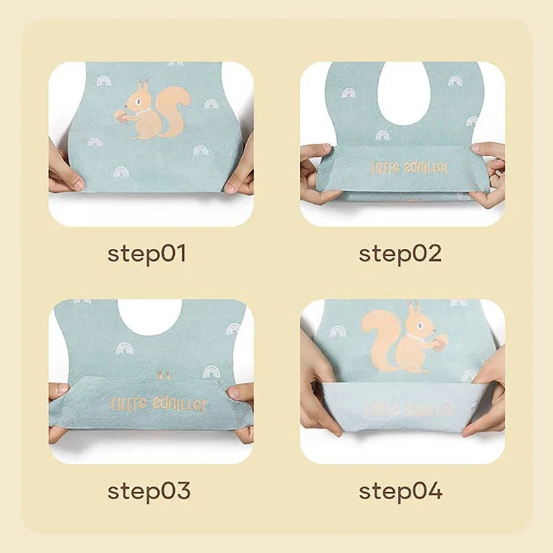 Kids Stuff Cartoon Printed Feeding Bib