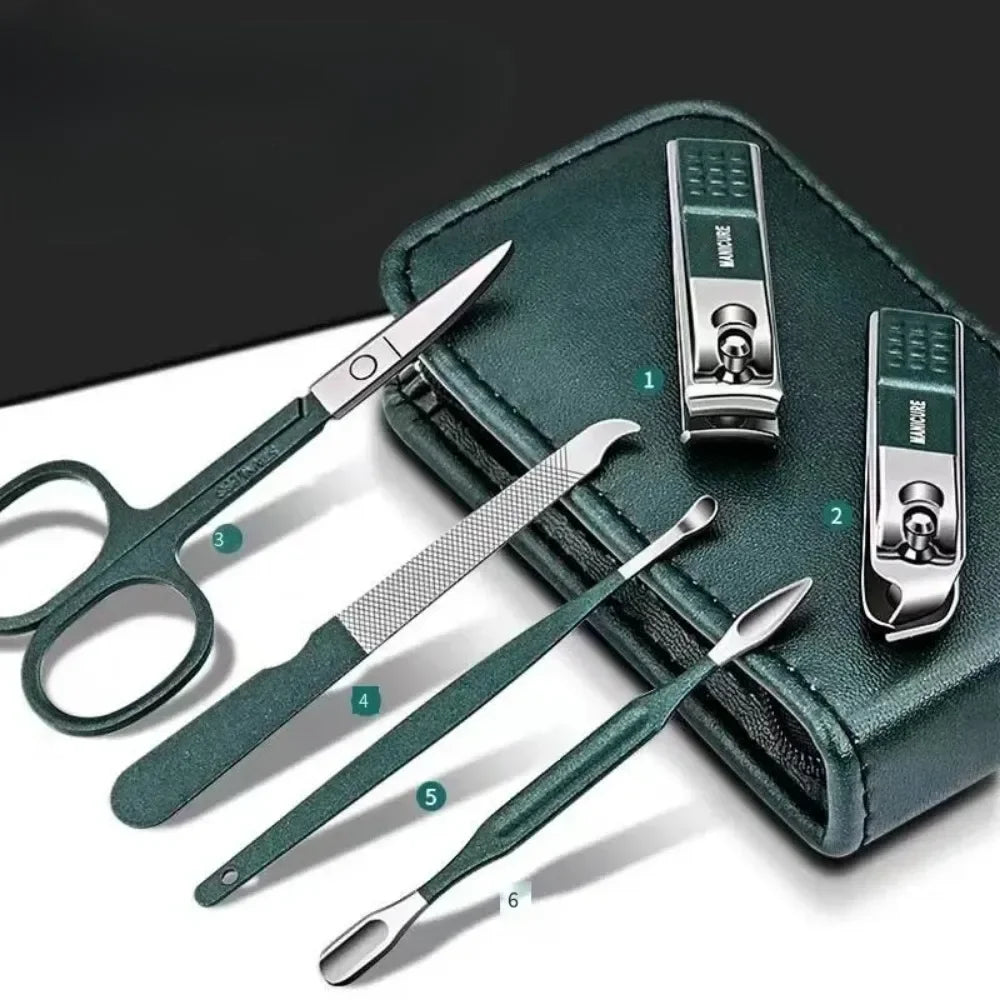 Six Pcs Portable Nail Scissors Set