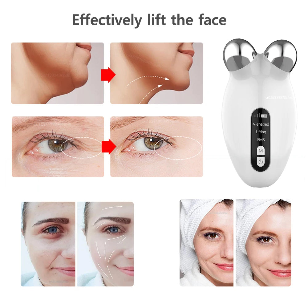 Microcurrent Face Lifting Facial Massager