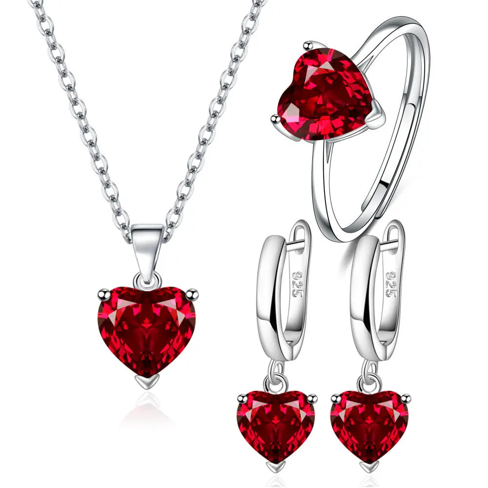 Women Silver Jewelry Set