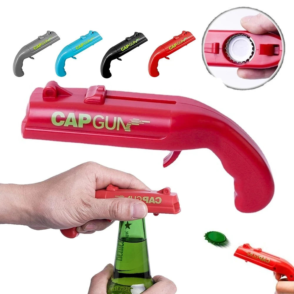 Portable Cap Gun Beer Bottle Opener