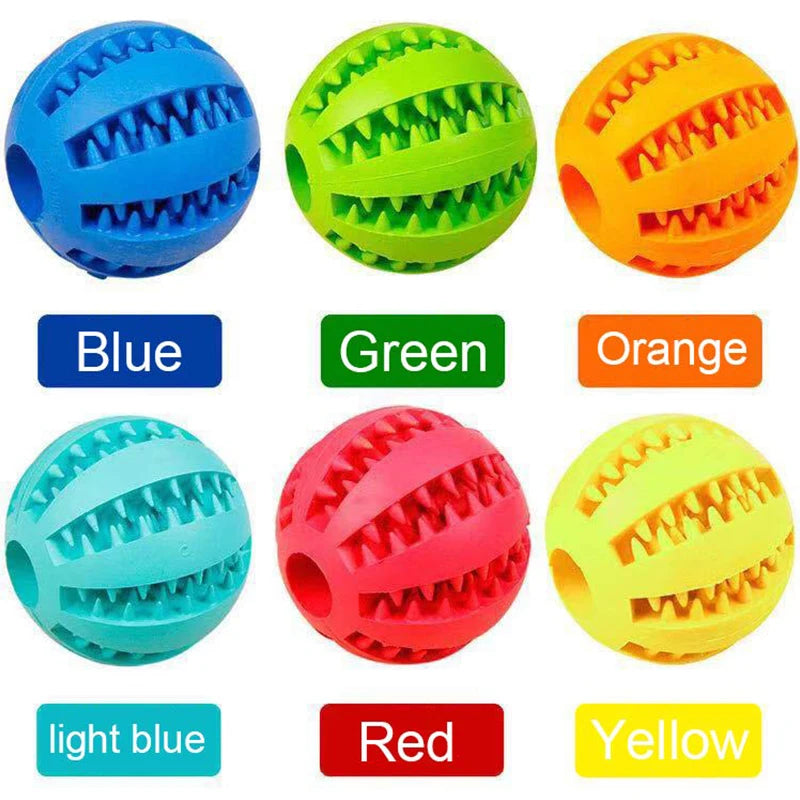 Dog Rubber Ball Bite Resistant Toy