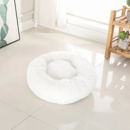 Cat Non-Slip Winter Warm Round Bed