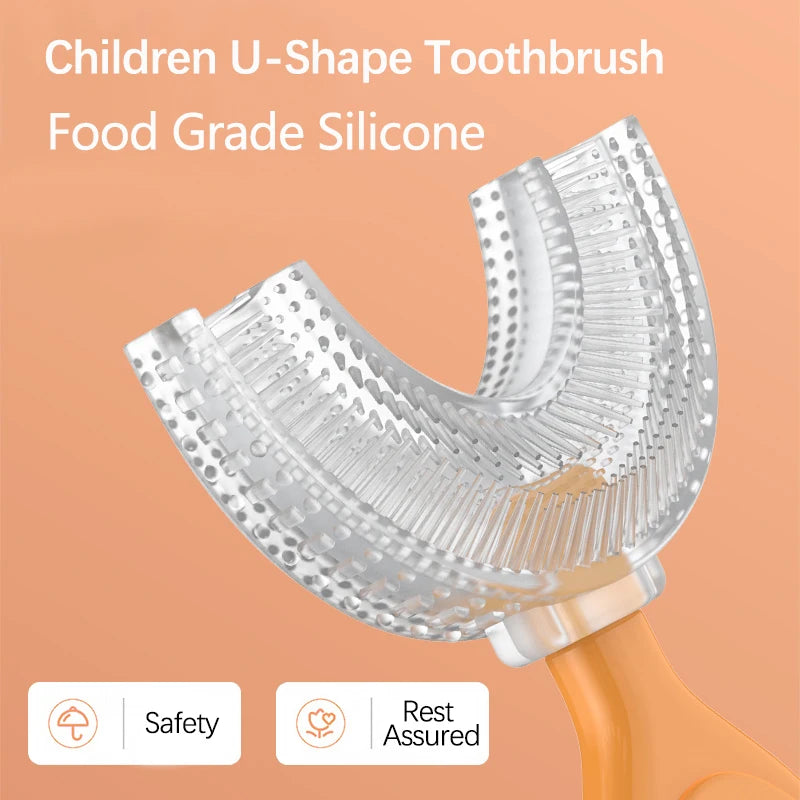 One PC Baby Soft Silicone Training Toothbrush