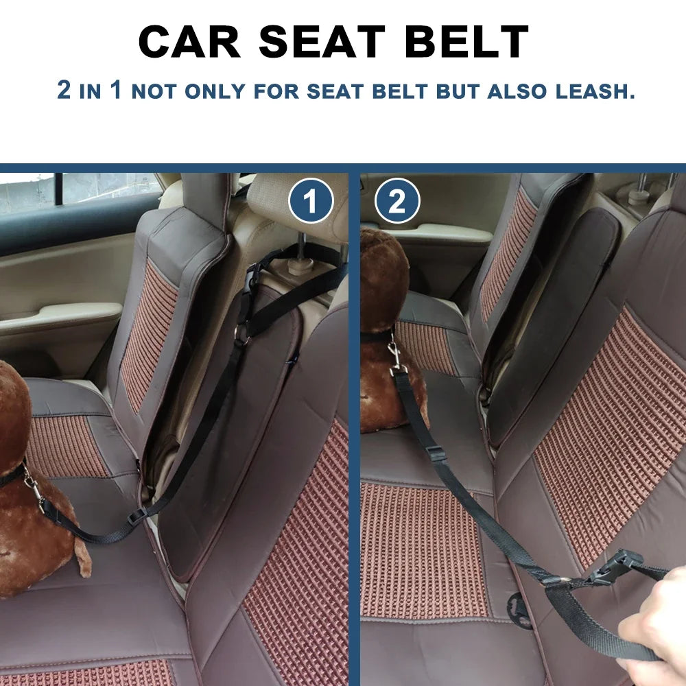 Pet Two-in-one Car Seat Belt