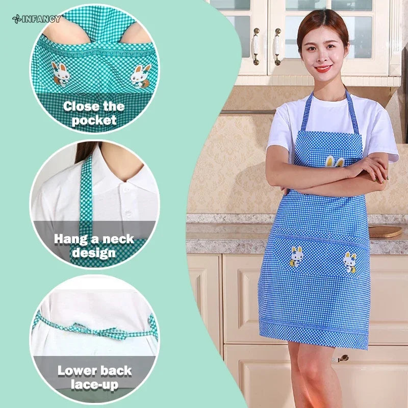 Kitchen Cute Cartoon Rabbit Apron