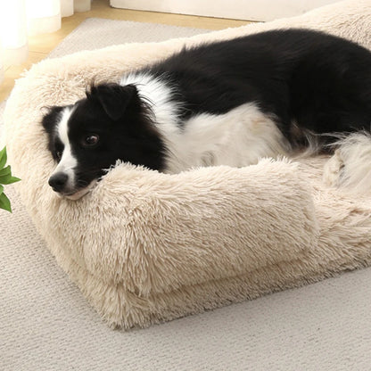 Dog Plush Ring Winter Bed