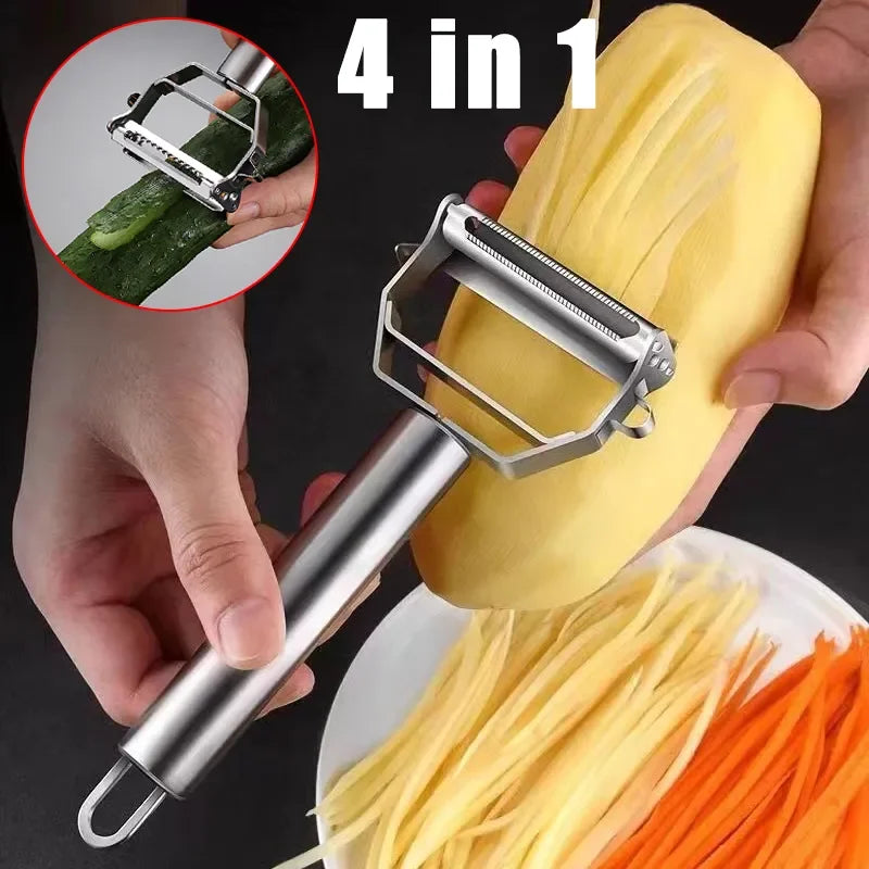 4in1 Multifunction Grater Julienne Peeler