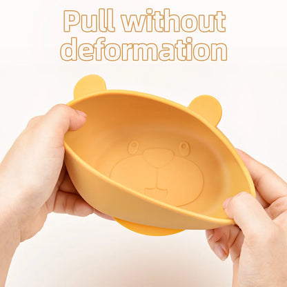 Baby Silicone Panda Dishes Bowl