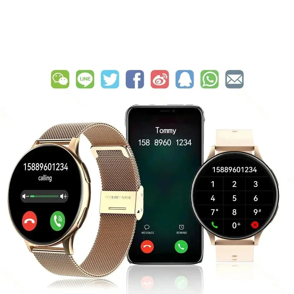 Round Bluetooth Fitness Bracelet Smart Watch