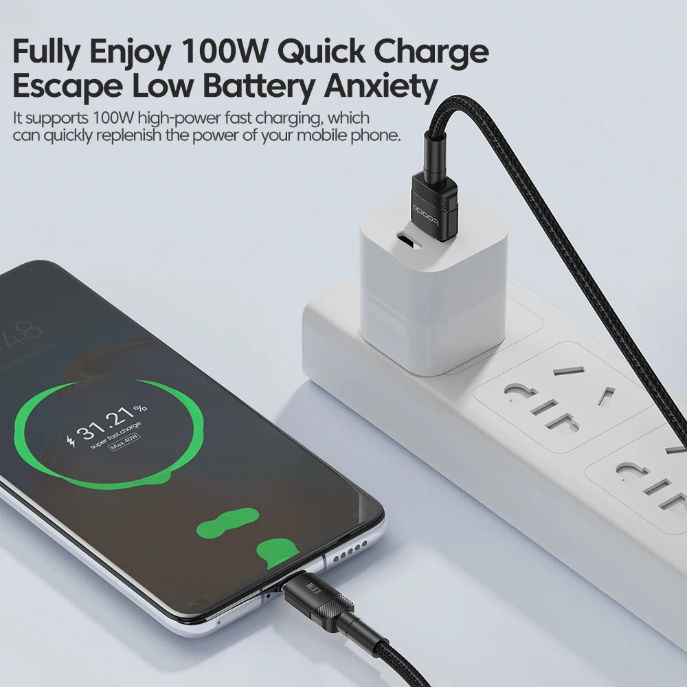 100W USB Type C Fast Charging Cable