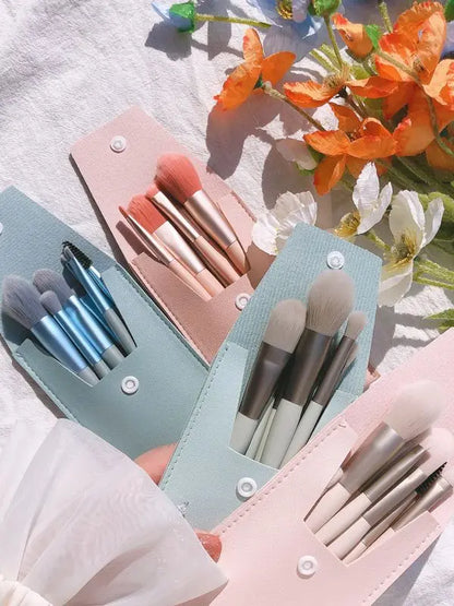 8Pcs Shadow Highlighter Makeup Brush Set