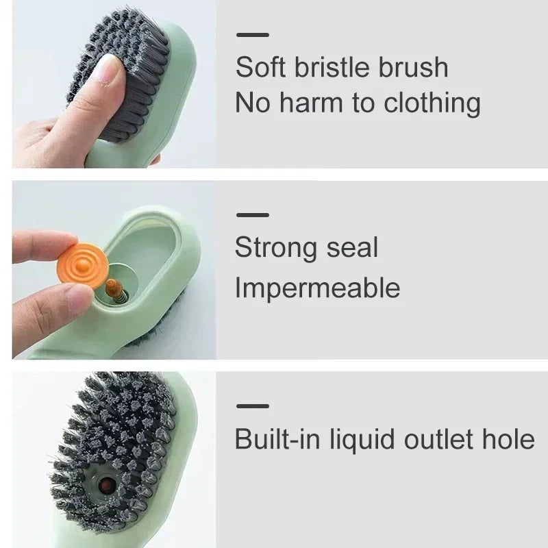 Home Bristled Liquid Shoe Cleaning Brush