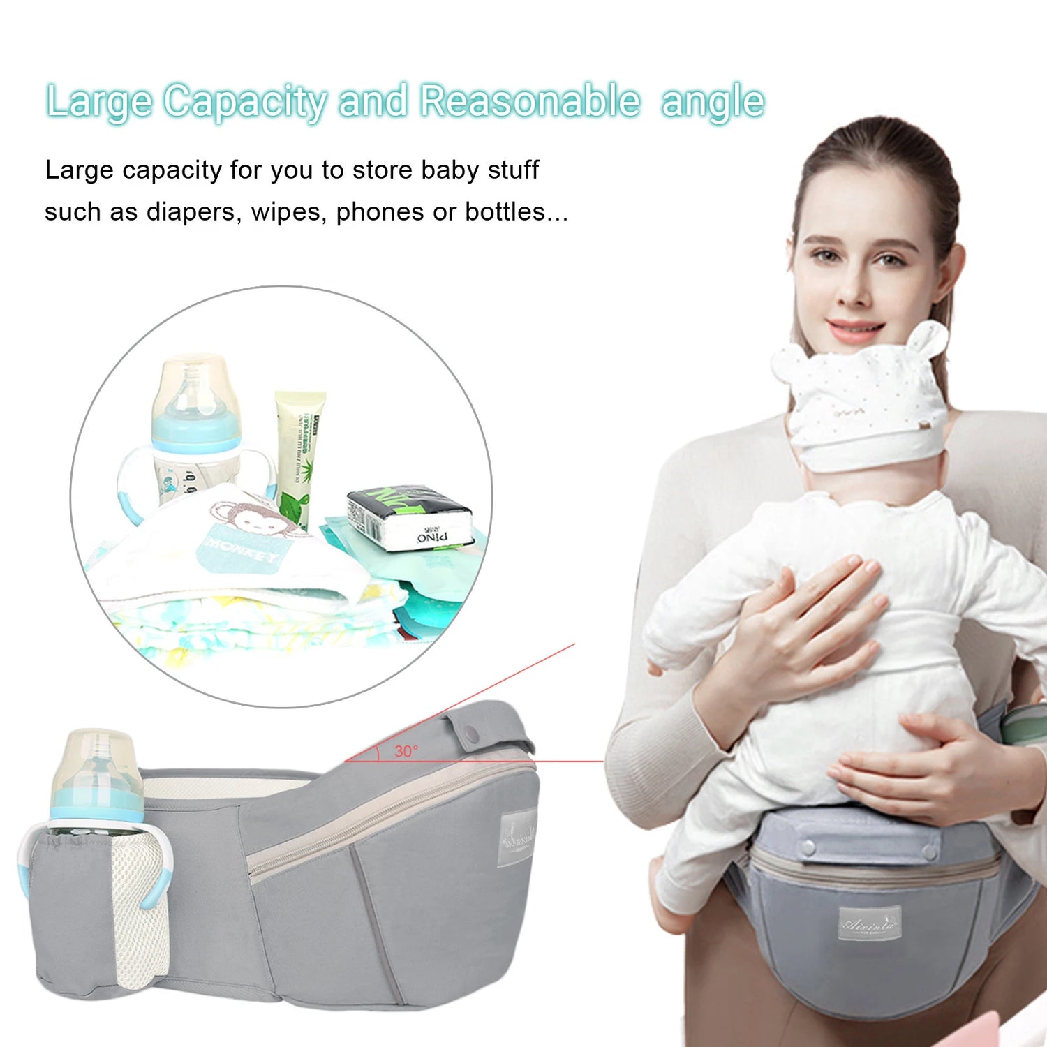 Baby Multifunctional Waist Stool Carrier