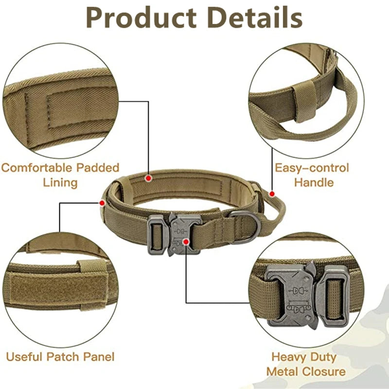 Dog  Durable Tactical Leash Set