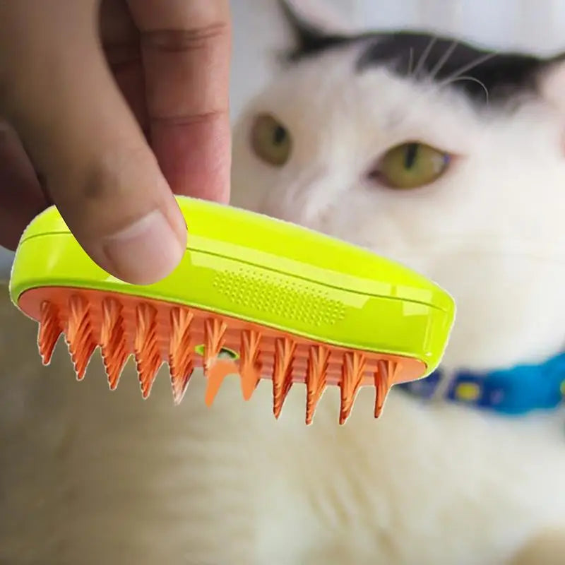 Cat Electric Hair Steam Brush