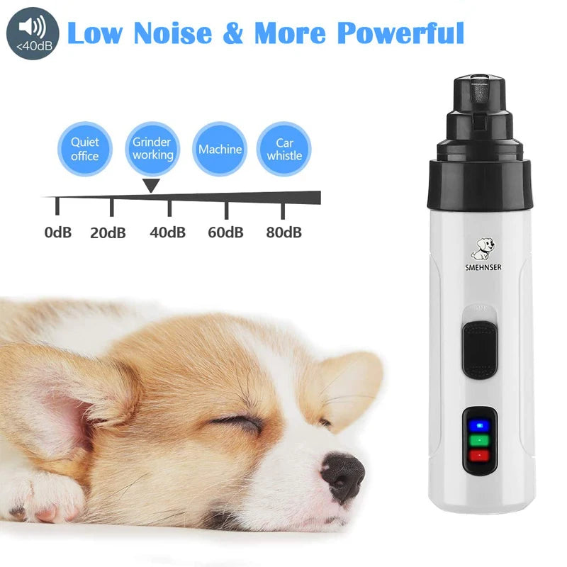 Dog USB Charging Nail Grinders