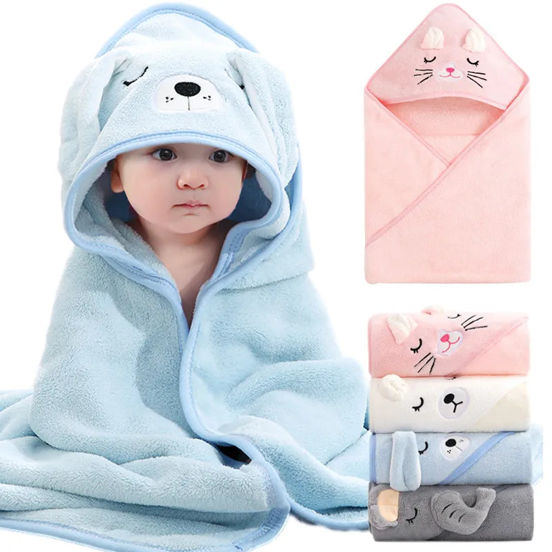 Baby Cartoon Animal Soft Bath Towel