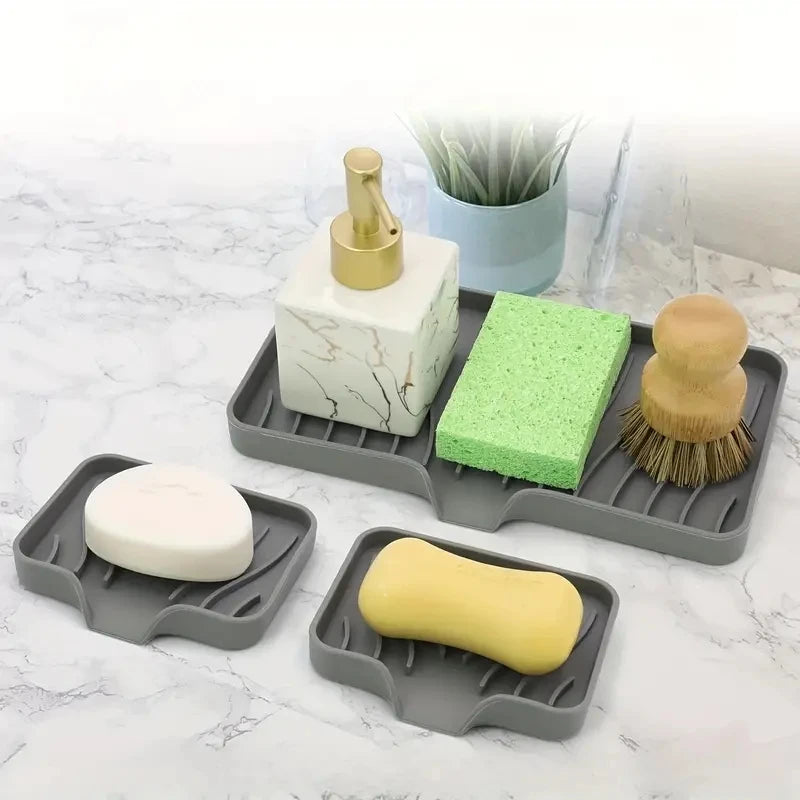 Kitchen Scrubber Brush Soap Sink