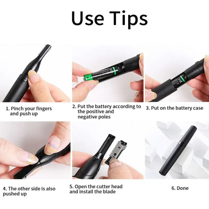 USB Charging Electric Eyebrow Scraper