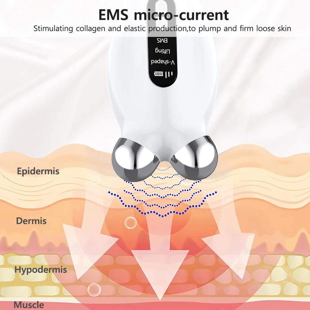 Microcurrent Face Lifting Facial Massager