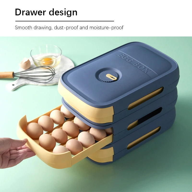 Kitchen Drawer Type Egg Storage Box