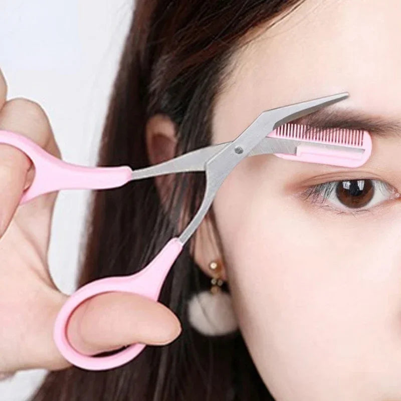 Stainless Steel Eyebrow Trimmer Scissor