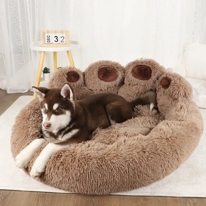 Pet Washable Plush Sofa Bed