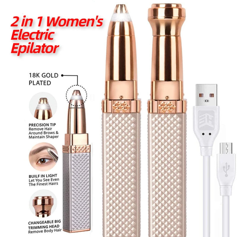 Two In One Hair Remover Electric Epilator