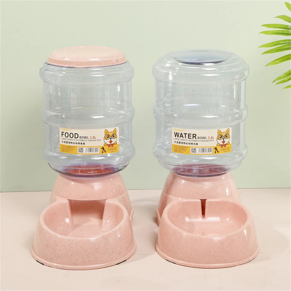 3.8L Dog Automatic Water Bottle Feeders