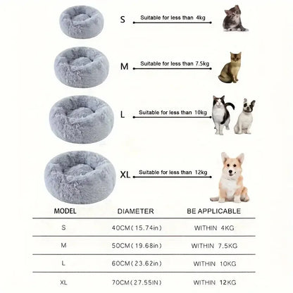 Pet Round Sleeping Soft Bed