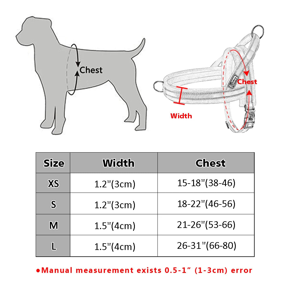 Dog Soft Padded Training Harness Vest