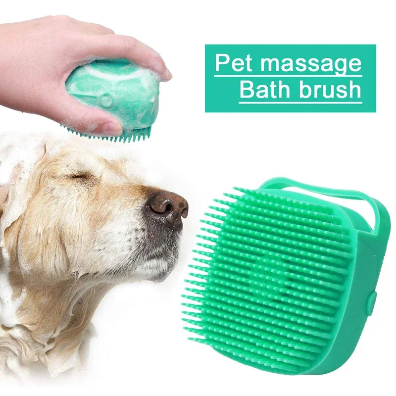 Pet Silicone Rubber Soft Bath Brush