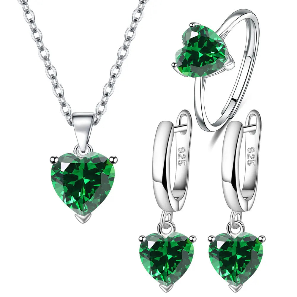 Women Silver Jewelry Set