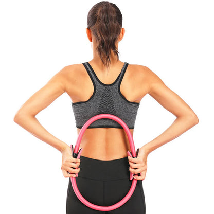 Girl Exercise Resistance Elasticity Yoga Ring